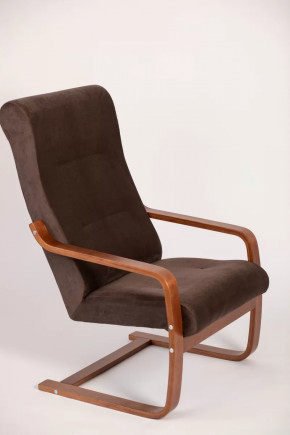 Кресло-качалка пружинка Палермо (РЕЛАКС) ткань Шоколад в Тюмени - mebel-tymen.ru | фото