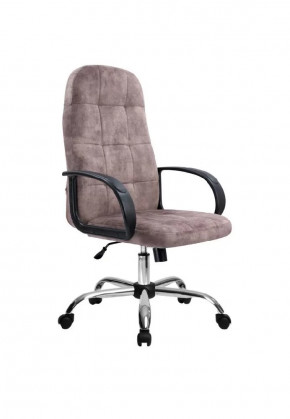 Кресло компьютерное Tron-V1 Атлант велюр Prestige хром в Тюмени - mebel-tymen.ru | фото