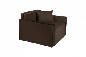 Кресло-кровать Милена с подлокотниками (рогожка) CHOCOLATE в Тюмени - mebel-tymen.ru | фото