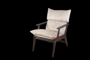 Кресло Луна Орех/ткань Невада Ивори в Тюмени - mebel-tymen.ru | фото