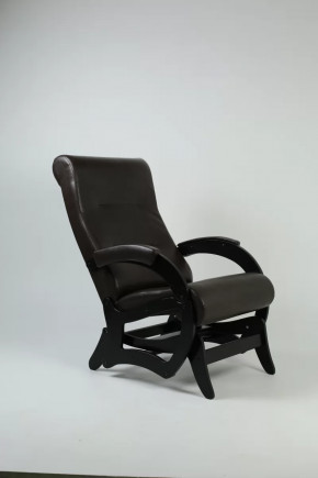 Кресло маятниковое Амелия экокожа Венге в Тюмени - mebel-tymen.ru | фото