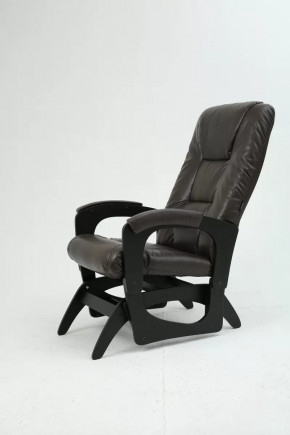 Кресло маятниковое Леон экокожа венге в Тюмени - mebel-tymen.ru | фото