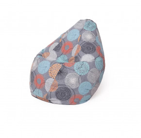 Кресло-мешок Груша средняя, Жаккард, цвет Фреш рингс в Тюмени - mebel-tymen.ru | фото