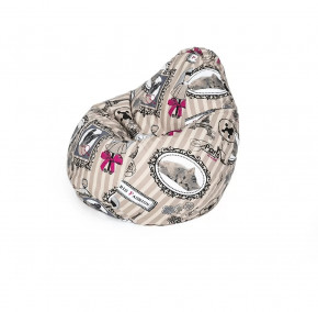 Кресло-мешок Груша средняя, Жаккард, цвет Кенди в Тюмени - mebel-tymen.ru | фото