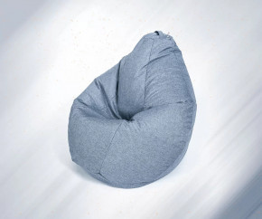 Кресло-мешок Груша средняя, Рогожка, цвет Серый в Тюмени - mebel-tymen.ru | фото
