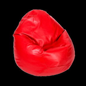 Кресло-мешок "ЛЮКС" Большая, к/з цвет красный в Тюмени - mebel-tymen.ru | фото