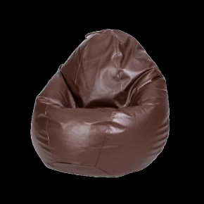 Кресло-мешок "ЛЮКС" Большая, к/з цвет шоколадный в Тюмени - mebel-tymen.ru | фото