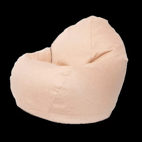 Кресло-мешок "МАКСИ", ткань рогожка, цвет Бежевый (песочный) в Тюмени - mebel-tymen.ru | фото