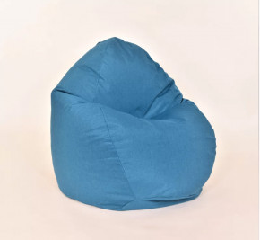 Кресло-мешок "МАКСИ", ткань рогожка, цвет морской волны в Тюмени - mebel-tymen.ru | фото