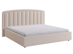 Кровать с подъемным механизмом Сиена 2 180х200 см крем (велюр) в Тюмени - mebel-tymen.ru | фото