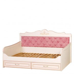 Кровать 1-спальная с ящиками и мягким элементом Алиса №550 в Тюмени - mebel-tymen.ru | фото