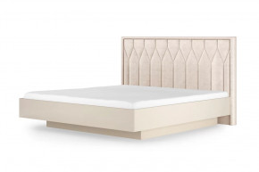 Кровать-10 с ПМ "Капри" Сатин/Сатин в Тюмени - mebel-tymen.ru | фото