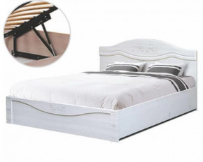 Кровать 1,2*2,0 м с подъемным механизмом "Ева-10" Рамух/Сандал белый в Тюмени - mebel-tymen.ru | фото