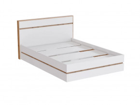 Кровать 1,4 м. МС Аркон Белый/Дуб Вотан в Тюмени - mebel-tymen.ru | фото