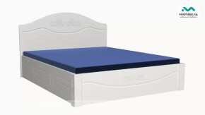 Кровать 1,6*2,0 м с подъемным механизмом "Ева-10" Туя светлая/Дуб беленый в Тюмени - mebel-tymen.ru | фото