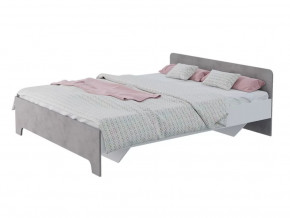Кровать 1,6 Victor Белый-бетон с основанием в Тюмени - mebel-tymen.ru | фото