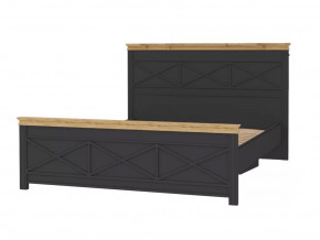 Кровать 1600 1С Лиана-1 с основанием  Дуб Крафт Золотой/Графит в Тюмени - mebel-tymen.ru | фото