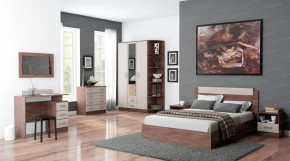 Кровать 1600 х 2000 мм "Эко" Ясень шимо темный/Ясень шимо светлый в Тюмени - mebel-tymen.ru | фото