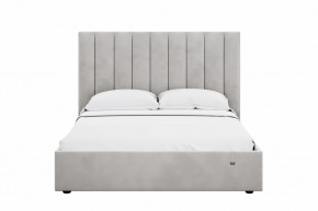 Кровать 1600 Ingrid 312 Велюр Ультра Смог в Тюмени - mebel-tymen.ru | фото