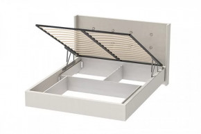 Кровать 1600 с подъемным механизмом Шарм арт.021 Экокожа Sontex Milk в Тюмени - mebel-tymen.ru | фото