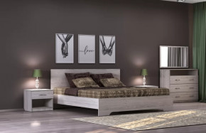 Кровать 900 х 2000 основание IKEA "Милана" Камень темный в Тюмени - mebel-tymen.ru | фото