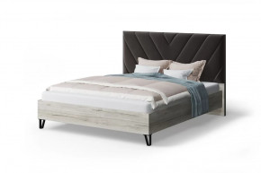 Кровать Аделия с мягким изголовьем, 1400*2000 мм, кофе в Тюмени - mebel-tymen.ru | фото
