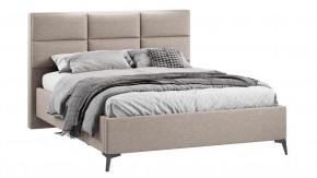 Кровать без ПМ «Делана»  (без подъемного механизма)  Микрошенилл Relax Latte в Тюмени - mebel-tymen.ru | фото