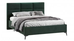 Кровать без ПМ «Делана»  (без подъемного механизма)  Велюр Confetti Deep forest в Тюмени - mebel-tymen.ru | фото