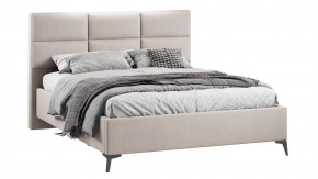 Кровать без ПМ «Делана»  (без подъемного механизма)  Велюр Мокко светлый в Тюмени - mebel-tymen.ru | фото