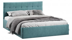 Кровать без ПМ «Джоли» Тип 1 (без подъемного механизма) Микровелюр Wellmart Indigo в Тюмени - mebel-tymen.ru | фото