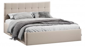 Кровать без ПМ «Джоли» Тип 1 (без подъемного механизма) Велюр Confetti Cream в Тюмени - mebel-tymen.ru | фото