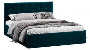 Кровать без ПМ «Джоли» Тип 1 (без подъемного механизма) Велюр Confetti Izumrud в Тюмени - mebel-tymen.ru | фото