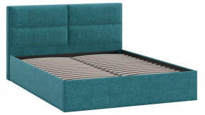 Кровать без ПМ «Глосс» Тип 1 (без подъемного механизма) Микровелюр Jercy Izumrud в Тюмени - mebel-tymen.ru | фото