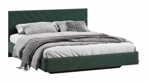Кровать без ПМ «Кевия» Тип 1 (без подъемного механизма) Велюр Confetti Deep forest в Тюмени - mebel-tymen.ru | фото