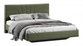 Кровать без ПМ «Пандора» Тип 1 (без подъемного механизма) Микровелюр Jercy Deep Green в Тюмени - mebel-tymen.ru | фото