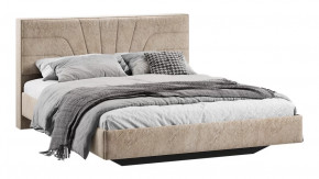 Кровать без ПМ «Пандора» Тип 1 (без подъемного механизма) Микровелюр Wellmart Dark Beige в Тюмени - mebel-tymen.ru | фото