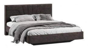 Кровать без ПМ «Пандора» Тип 1 (без подъемного механизма) Велюр Brut Chocolate 17 в Тюмени - mebel-tymen.ru | фото