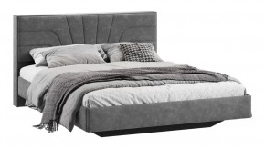 Кровать без ПМ «Пандора» Тип 1 (без подъемного механизма) Велюр Brut Grey 16 в Тюмени - mebel-tymen.ru | фото