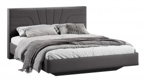 Кровать без ПМ «Пандора» Тип 1 (без подъемного механизма) Велюр Графит в Тюмени - mebel-tymen.ru | фото