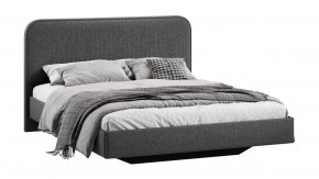 Кровать без ПМ «Тиффани» Тип 1 (без подъемного механизма) Микровелюр Jercy Graphite в Тюмени - mebel-tymen.ru | фото