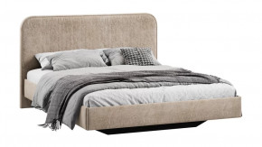 Кровать без ПМ «Тиффани» Тип 1 (без подъемного механизма) Микровелюр Wellmart Dark Beige в Тюмени - mebel-tymen.ru | фото