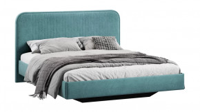 Кровать без ПМ «Тиффани» Тип 1 (без подъемного механизма) Микровелюр Wellmart Indigo в Тюмени - mebel-tymen.ru | фото