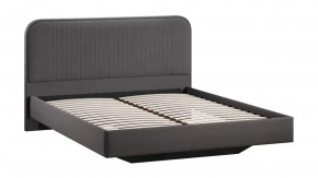 Кровать без ПМ «Тиффани» Тип 1 (без подъемного механизма) Велюр Графит в Тюмени - mebel-tymen.ru | фото
