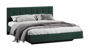 Кровать без ПМ «Эмма» Тип 1 (без подъемного механизма) Велюр Confetti Deep forest в Тюмени - mebel-tymen.ru | фото