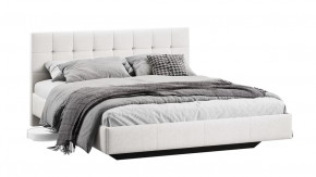 Кровать без ПМ «Эмма» Тип 1 (без подъемного механизма) Велюр светлый в Тюмени - mebel-tymen.ru | фото