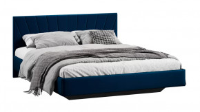 Кровать без ПМ «Эвори» Тип 1 (без подъемного механизма) Велюр Confetti Blue в Тюмени - mebel-tymen.ru | фото