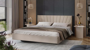 Кровать без ПМ «Эвори» Тип 1 (без подъемного механизма) Велюр Confetti Cream в Тюмени - mebel-tymen.ru | фото
