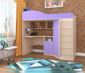 Кровать-чердак Кадет 1 с металлической лестницей Ярофф в Тюмени - mebel-tymen.ru | фото