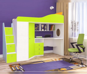 Кровать-чердак Кадет 1 с универсальной лестницей Ярофф в Тюмени - mebel-tymen.ru | фото