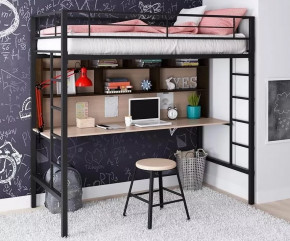 Кровать чердак с рабочей поверхностью и полкой Севилья-1.2 в Тюмени - mebel-tymen.ru | фото